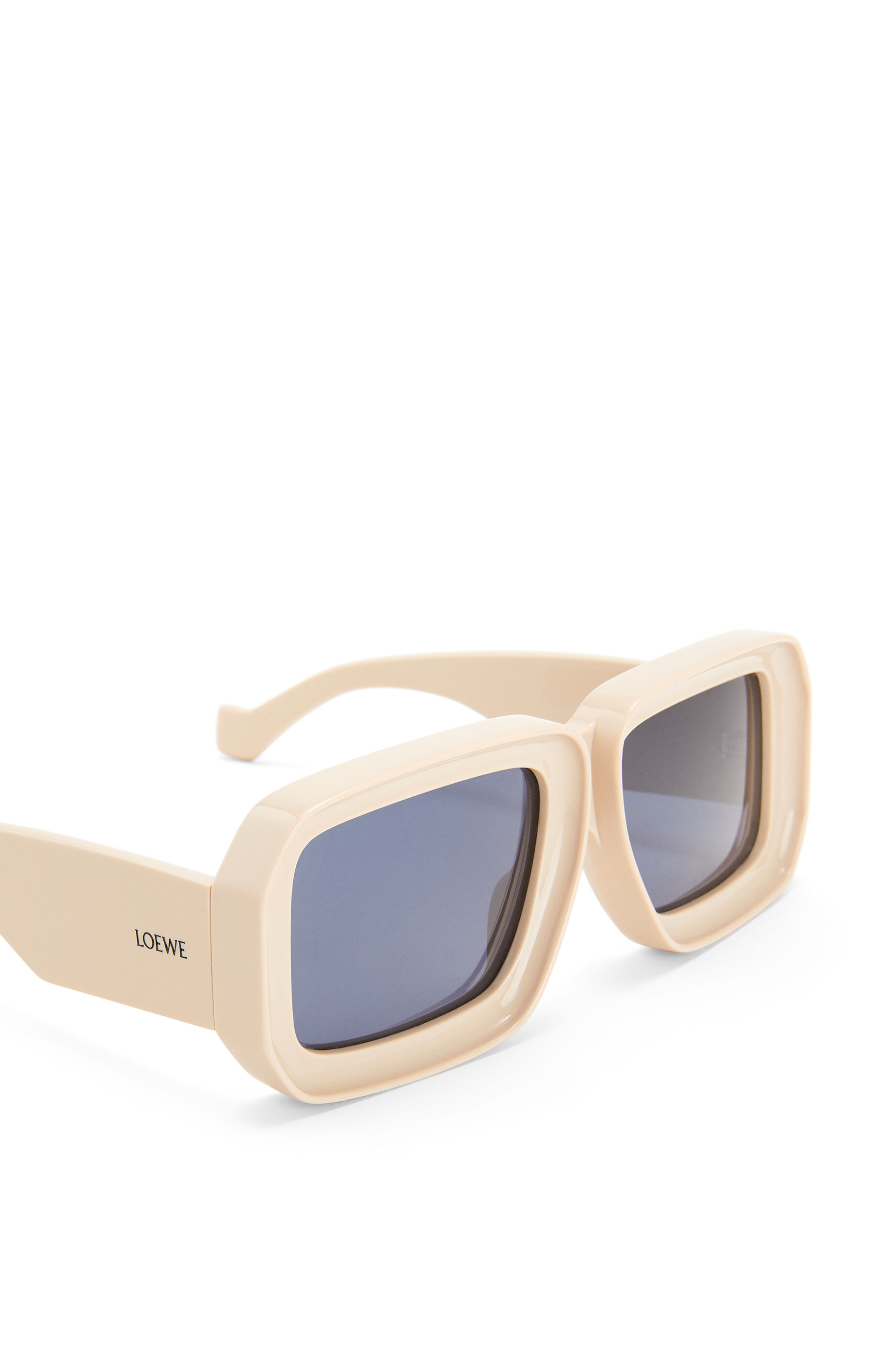 Paula's dive in mask sunglasses Shiny Beige LOEWE