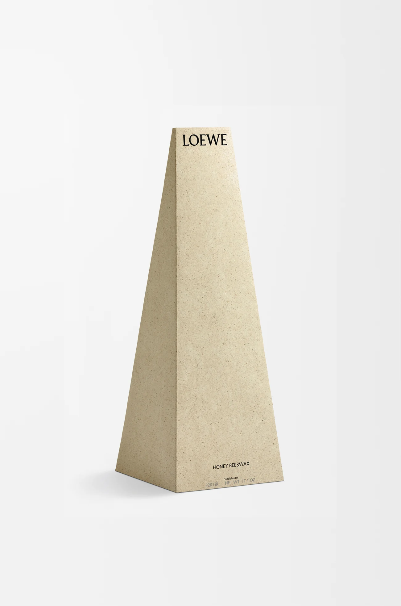 LOEWE Honey beeswax candleholder Yellow