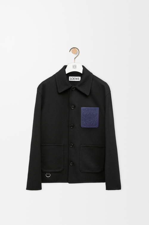 ワークウェア ジャケット（ウール&カシミヤ） ブラック - LOEWE 