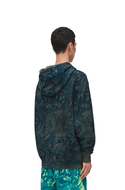 LOEWE Loose fit hoodie in cotton Blue/Multicolor plp_rd