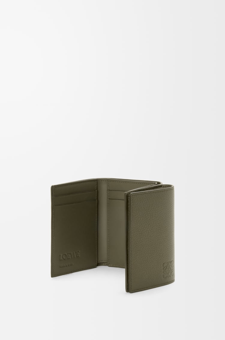 LOEWE トライフォールド ウォレット（ソフトグレインカーフ） カーキグリーン