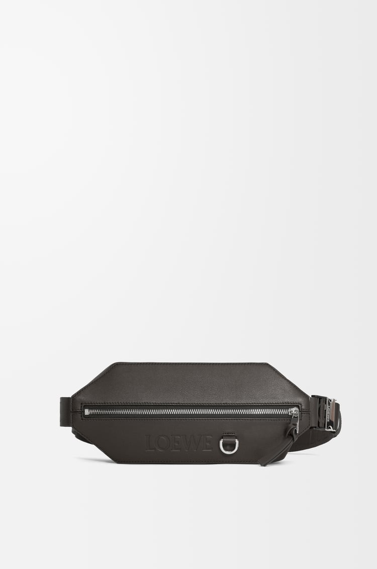 LOEWE Bolso bandolera Convertible en piel de ternera Gris Oscuro