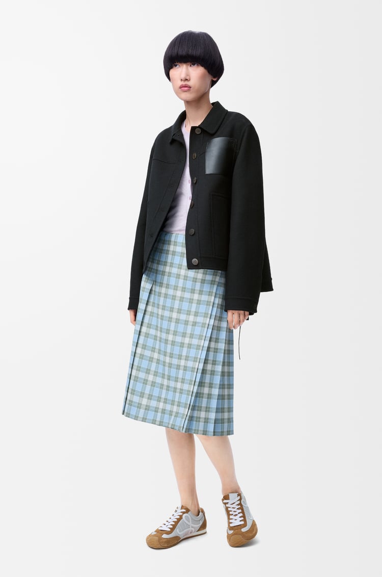 LOEWE Workwear jacket in wool and cashmere Black