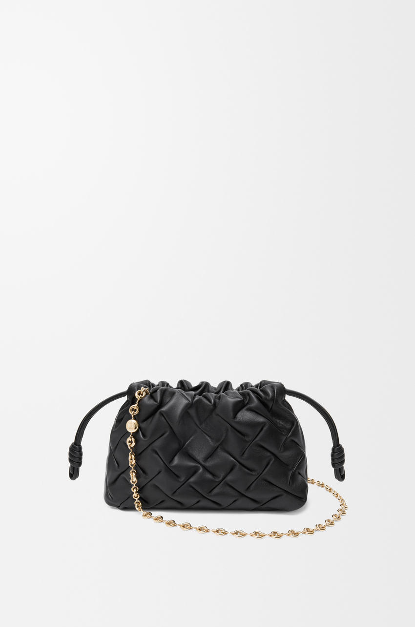 Mini Flamenco purse in pinched nappa calfskin