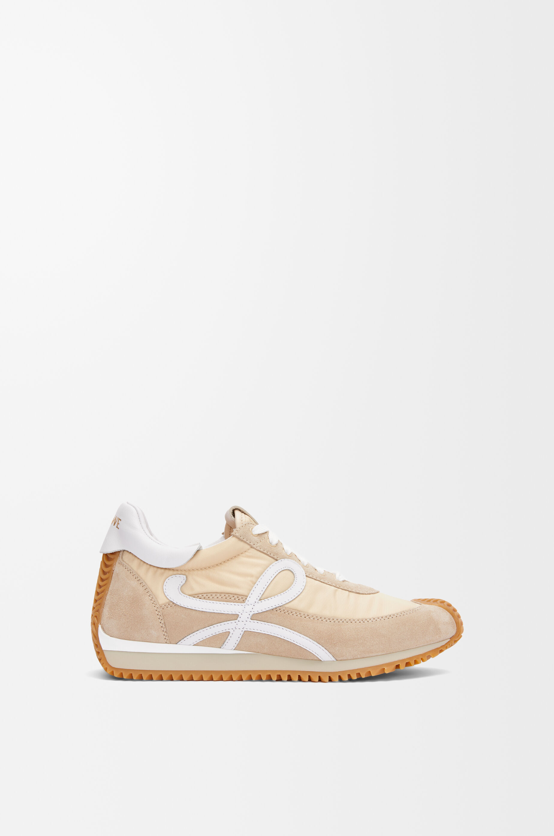 Flow Runner in nylon and suede Light Powder - LOEWE