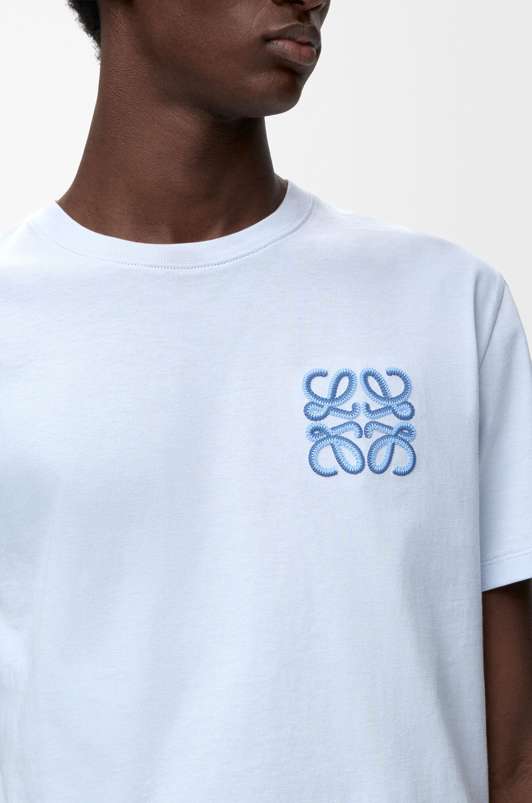 リラックスフィット Tシャツ（コットン） ブルー - ロエベ 日本 公式サイト