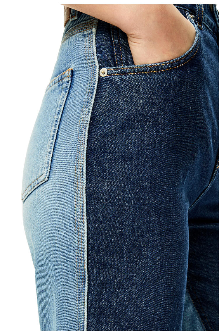 LOEWE Cropped jeans in denim Denim Blue/Light Denim Blue pdp_rd