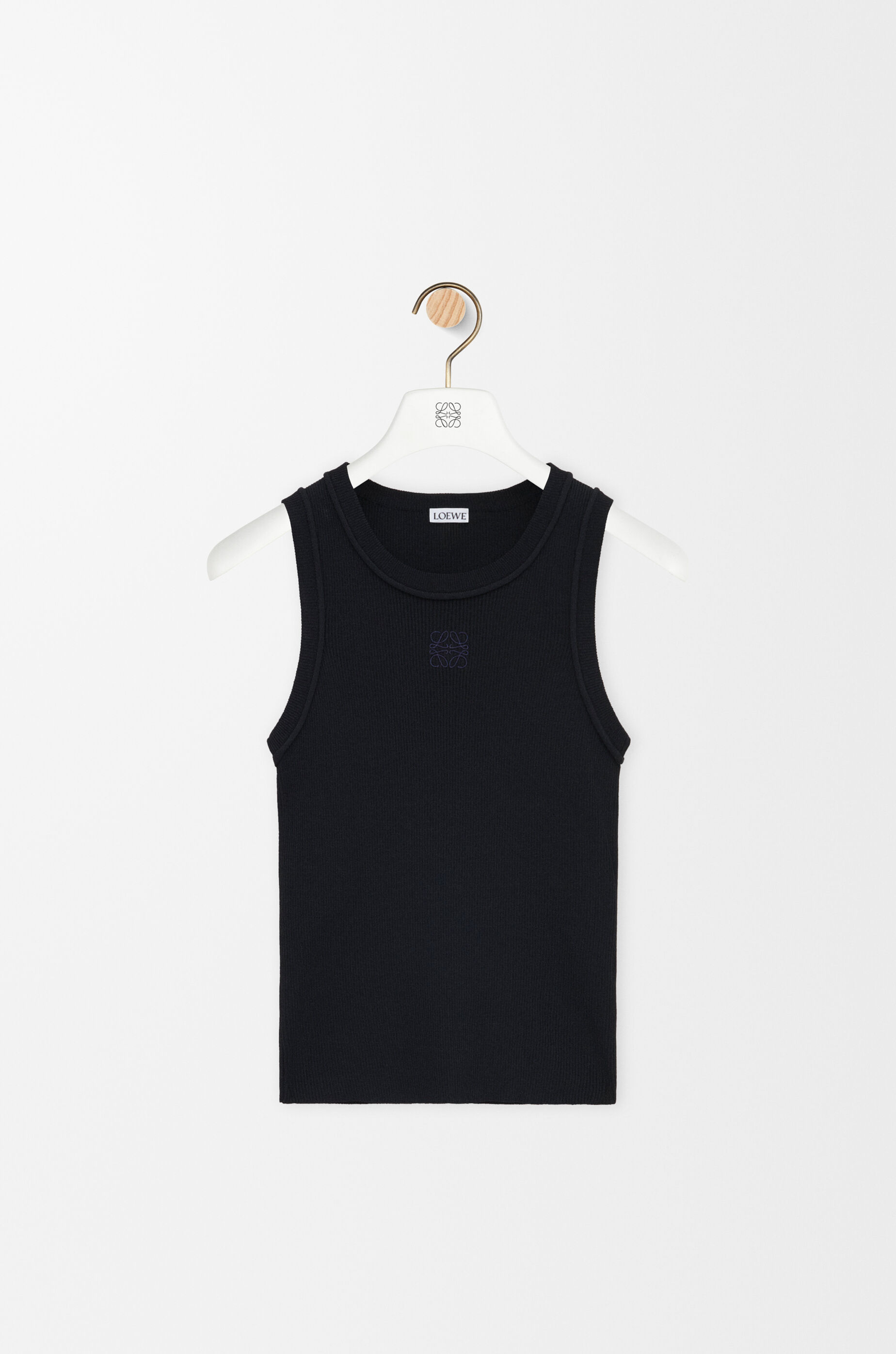 アナグラム タンクトップ（ストレッチレーヨン） ブラック - LOEWE