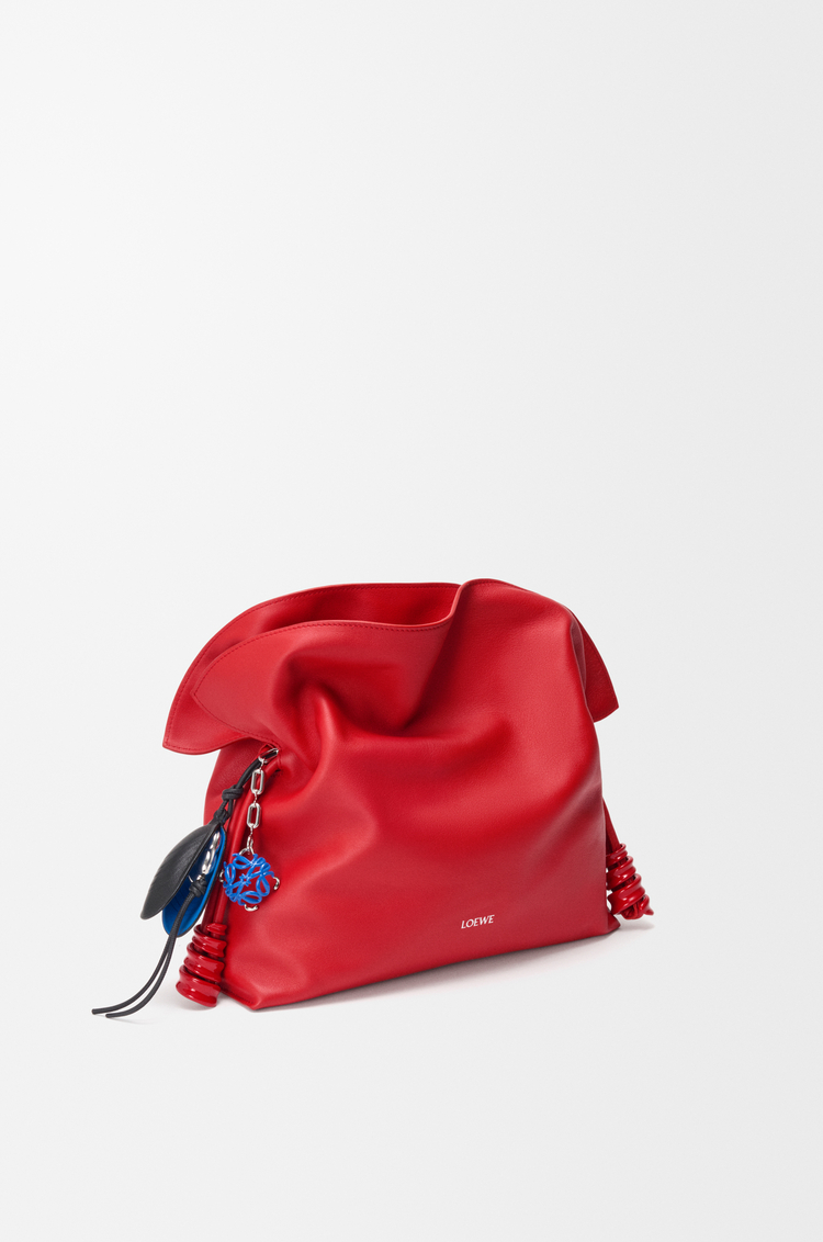 LOEWE Charm de concha en piel Negro