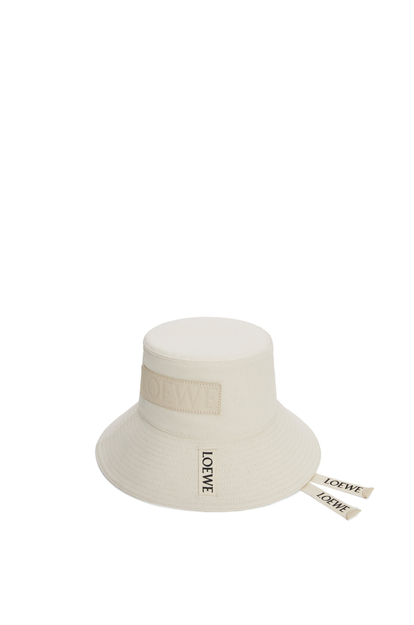 LOEWE Fisherman hat in canvas Soft White plp_rd