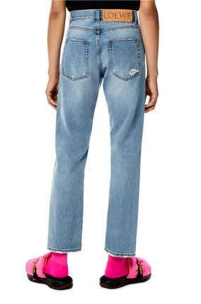 LOEWE Tapered light wash jeans in cotton Light Blue plp_rd