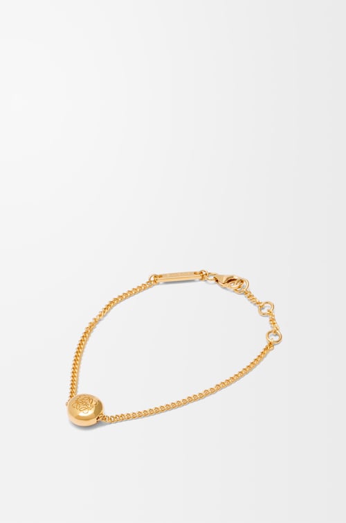 LOEWE 银质 Pebble 手链 金色 plp_rd