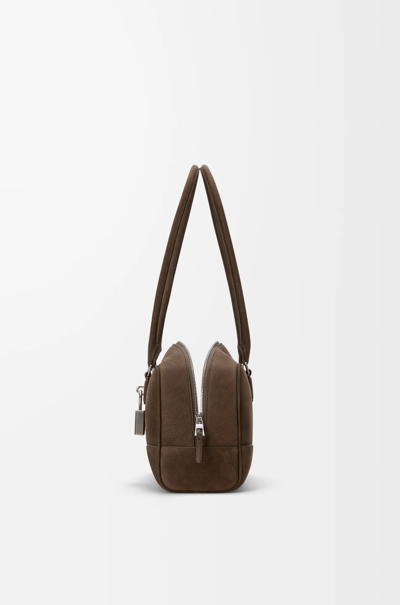 LOEWE Borsa Amazona 31 cropped in nabuk granato Tundra