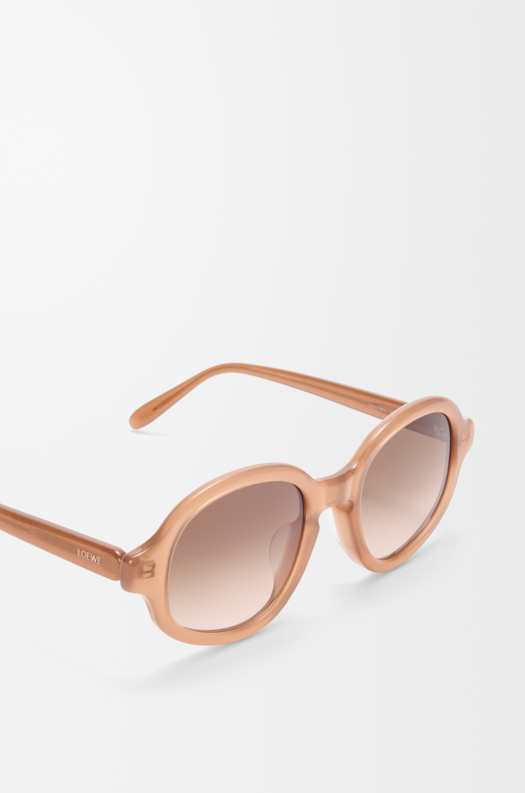 LOEWE Delta Slim sunglasses Milky Caramel
