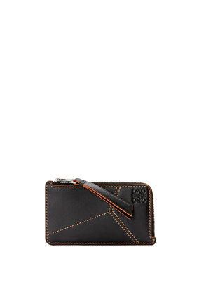 LOEWE Puzzle coin cardholder in smooth calfskin Black plp_rd