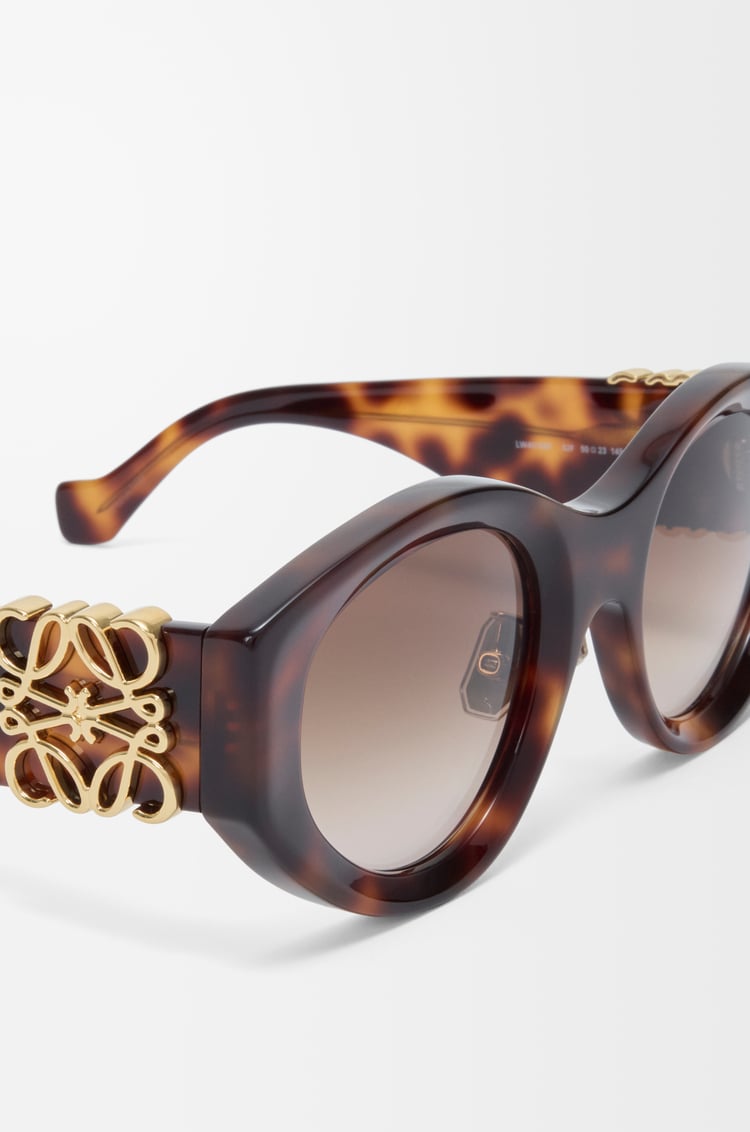 LOEWE Maxi Anagram Butterfly Sunglasses Havana