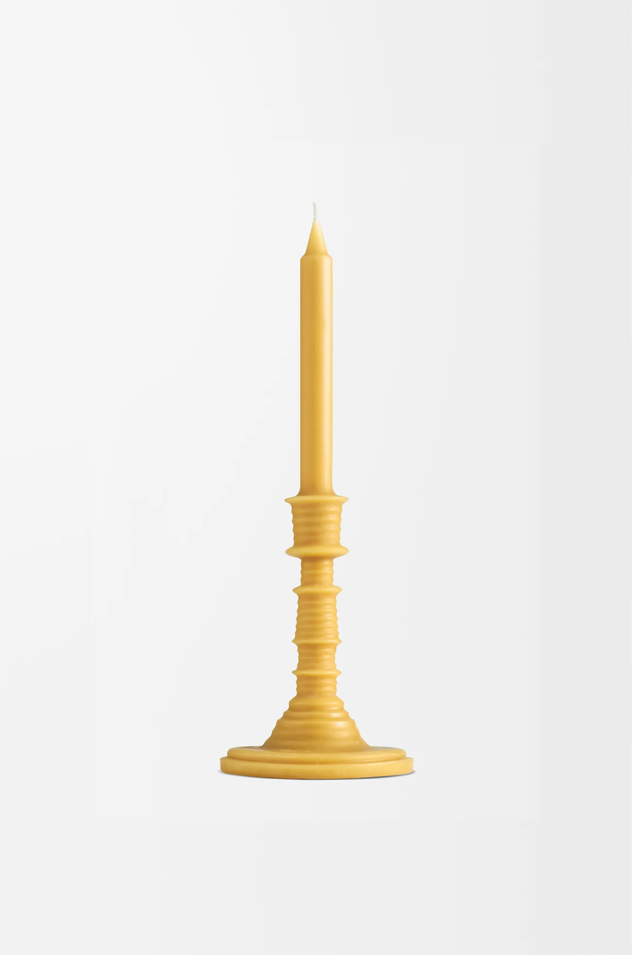 LOEWE Honey beeswax candleholder Yellow