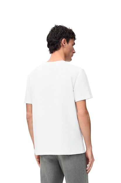 LOEWE Camiseta de corte holgado en algodón Blanco plp_rd