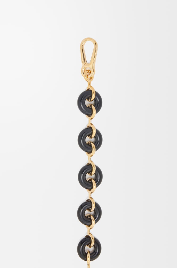 LOEWE Bandoulière chaîne Donut Noir/Doré