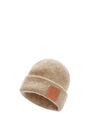 LOEWE Beanie in mohair Brown