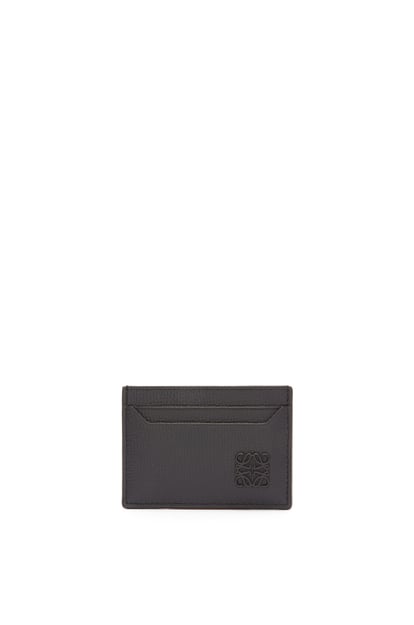 LOEWE Anagram plain cardholder in pebble grain calfskin Black