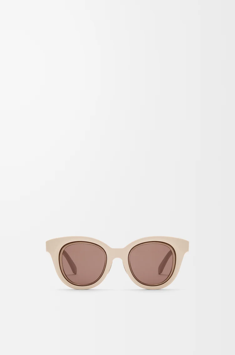 LOEWE Mini Anagram Butterfly sunglasses Cream
