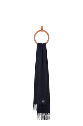 LOEWE Anagram scarf in cashmere Dark Blue plp_rd