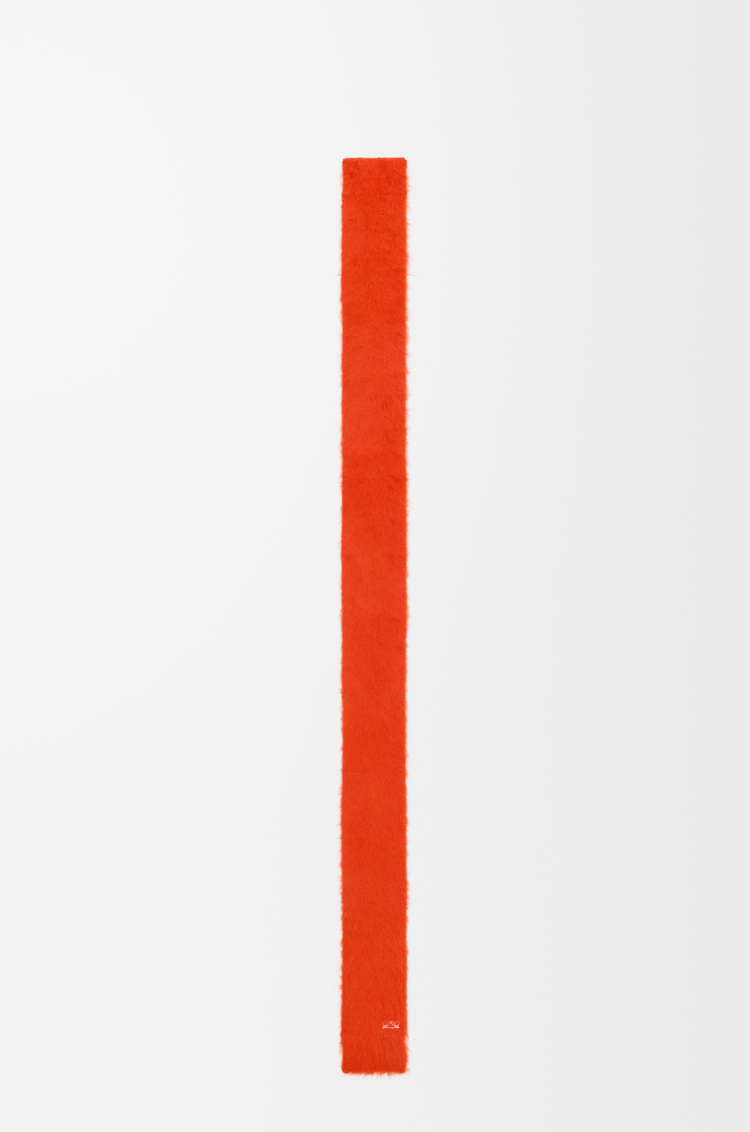 LOEWE Bufanda en alpaca Naranja