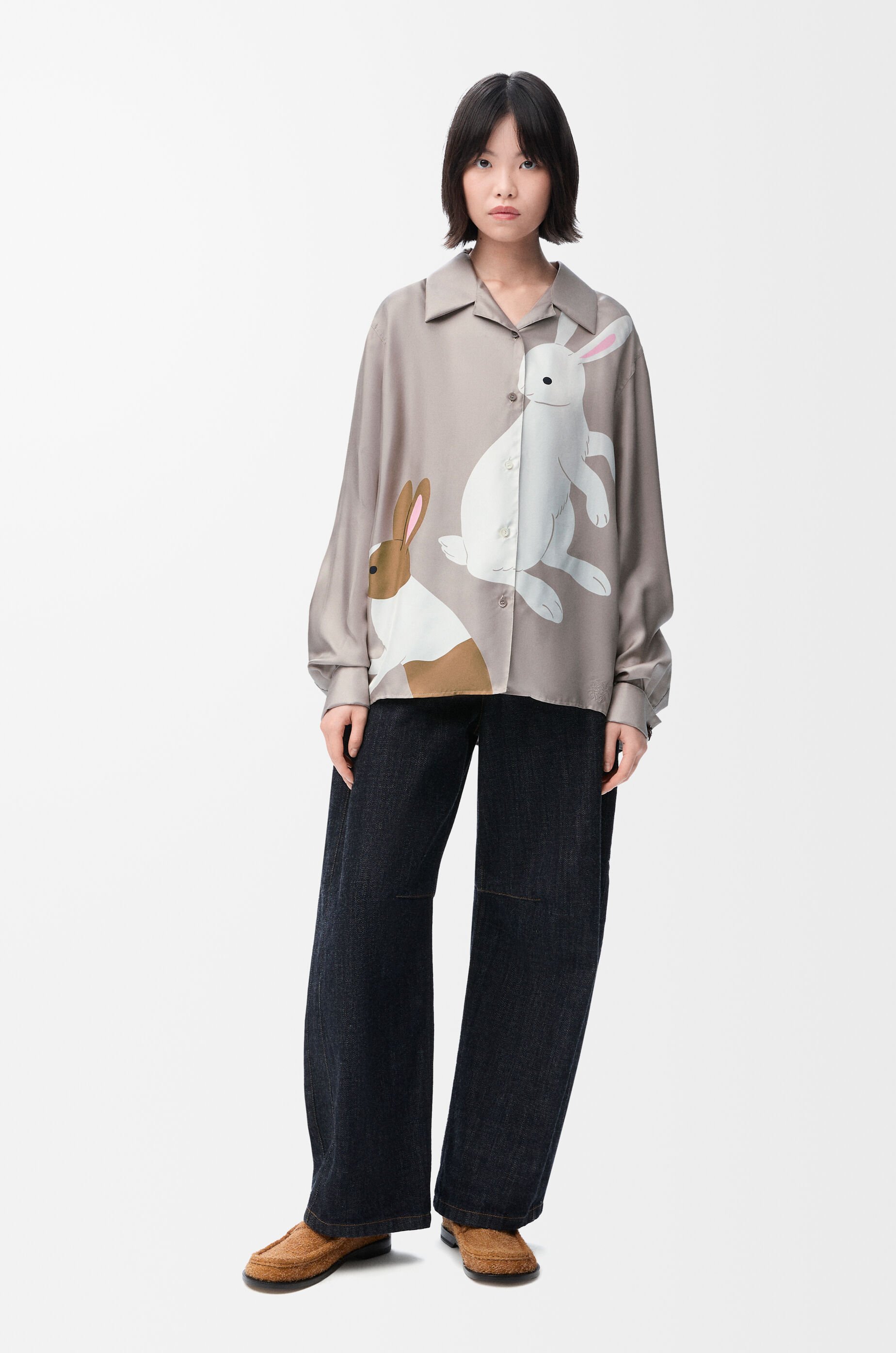 お歳暮ならオンライン シャツ（シルク） ベージュ - LOEWE トップス