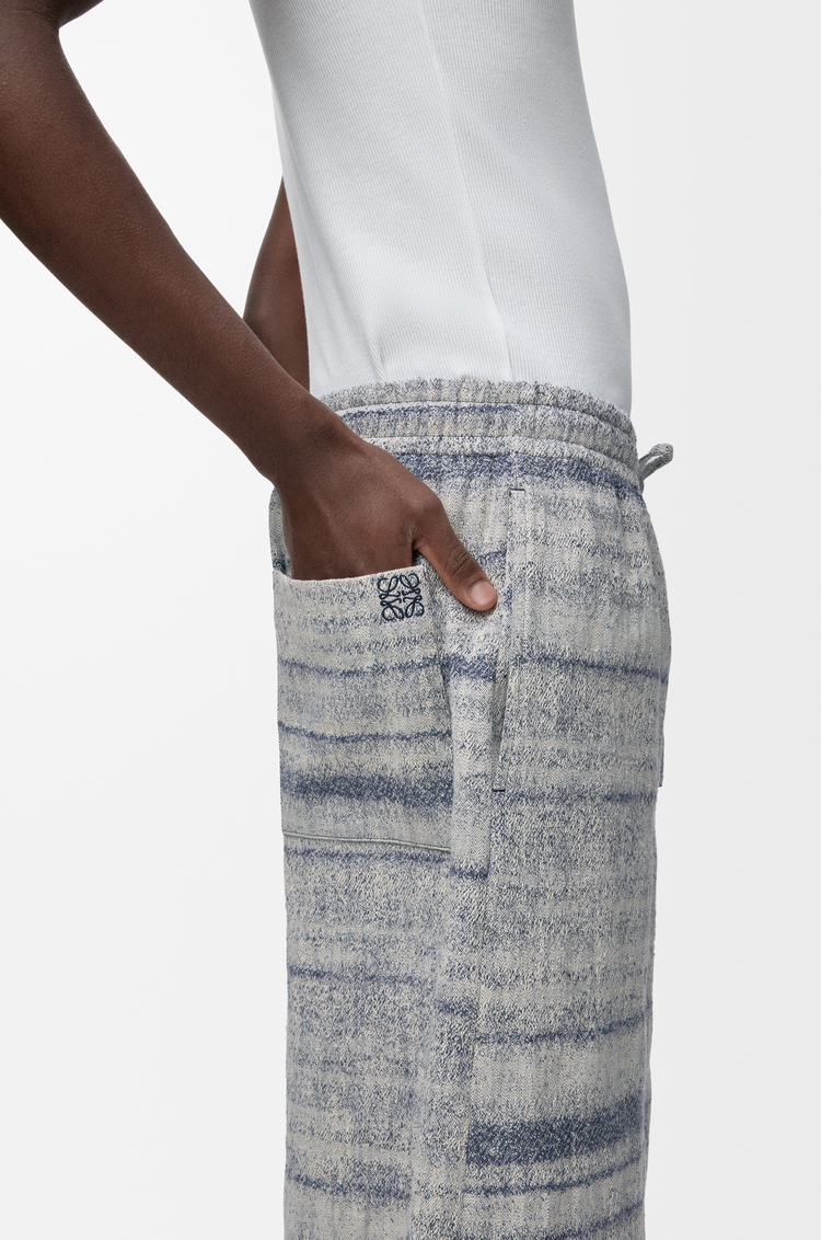 LOEWE 丹寧抽繩短褲 藍色