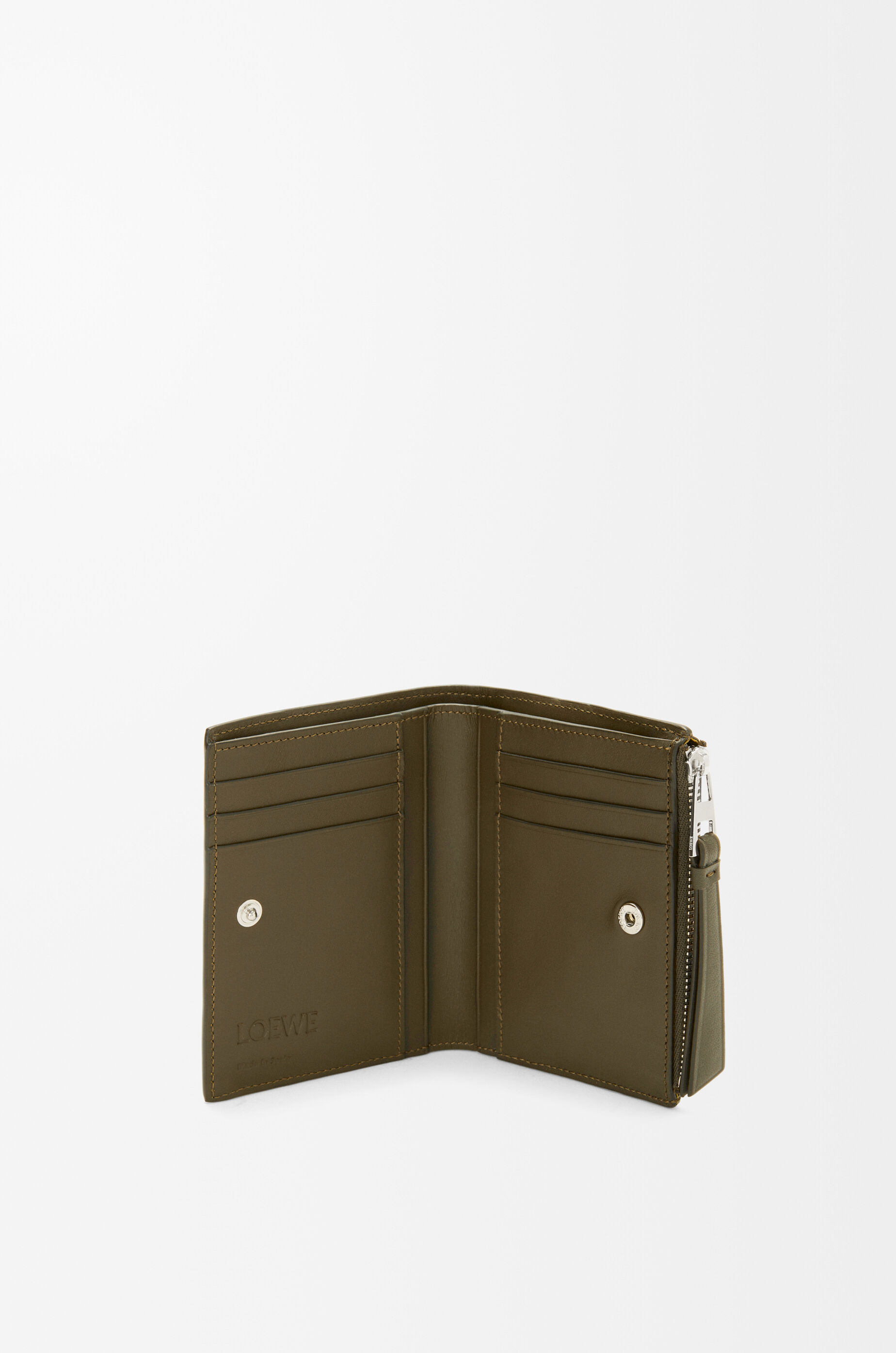 パズル スリム コンパクト ウォレット（クラシックカーフ） グリーン