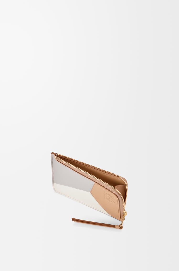 LOEWE Portacarte e portamonete Puzzle in pelle di vitello classica Ghost/Beige Delicato