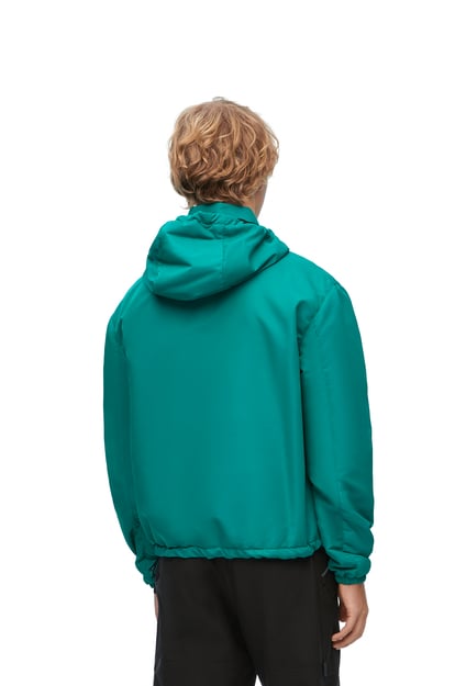 LOEWE Hooded padded jacket in nylon 綠色 plp_rd