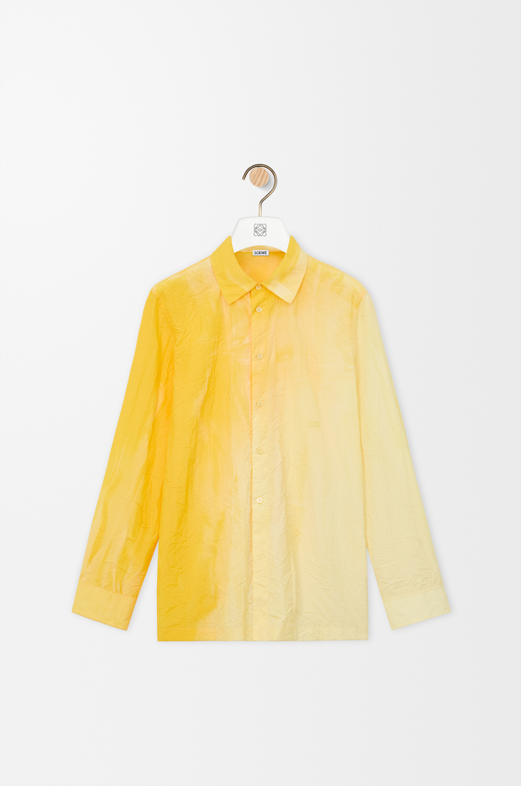 LOEWE Shirt in technical cotton Yellow