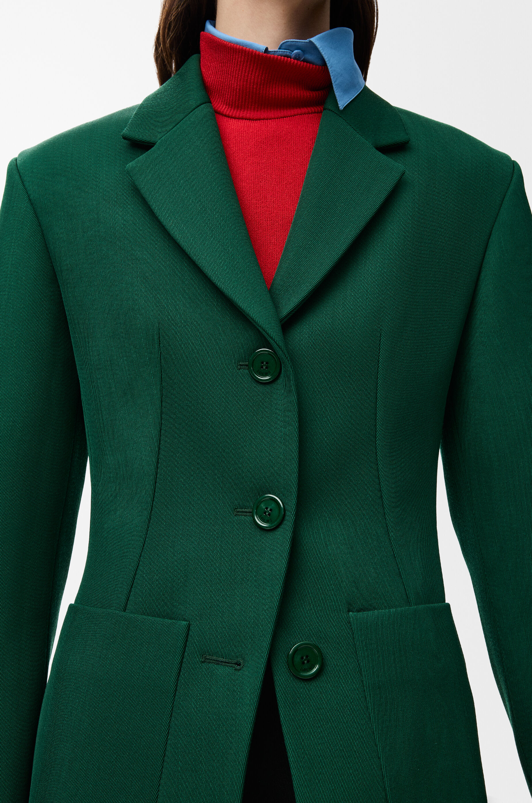 Jacket in wool Green - LOEWE Europe official website