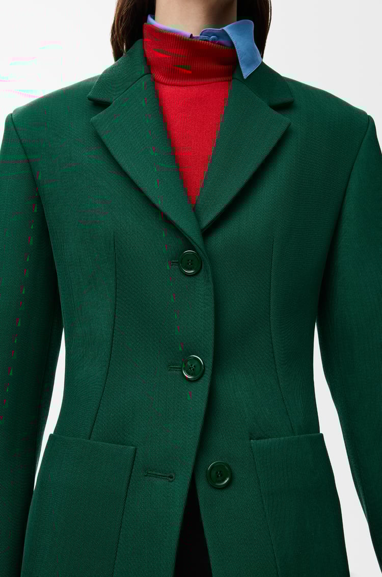LOEWE Jacket in wool Green