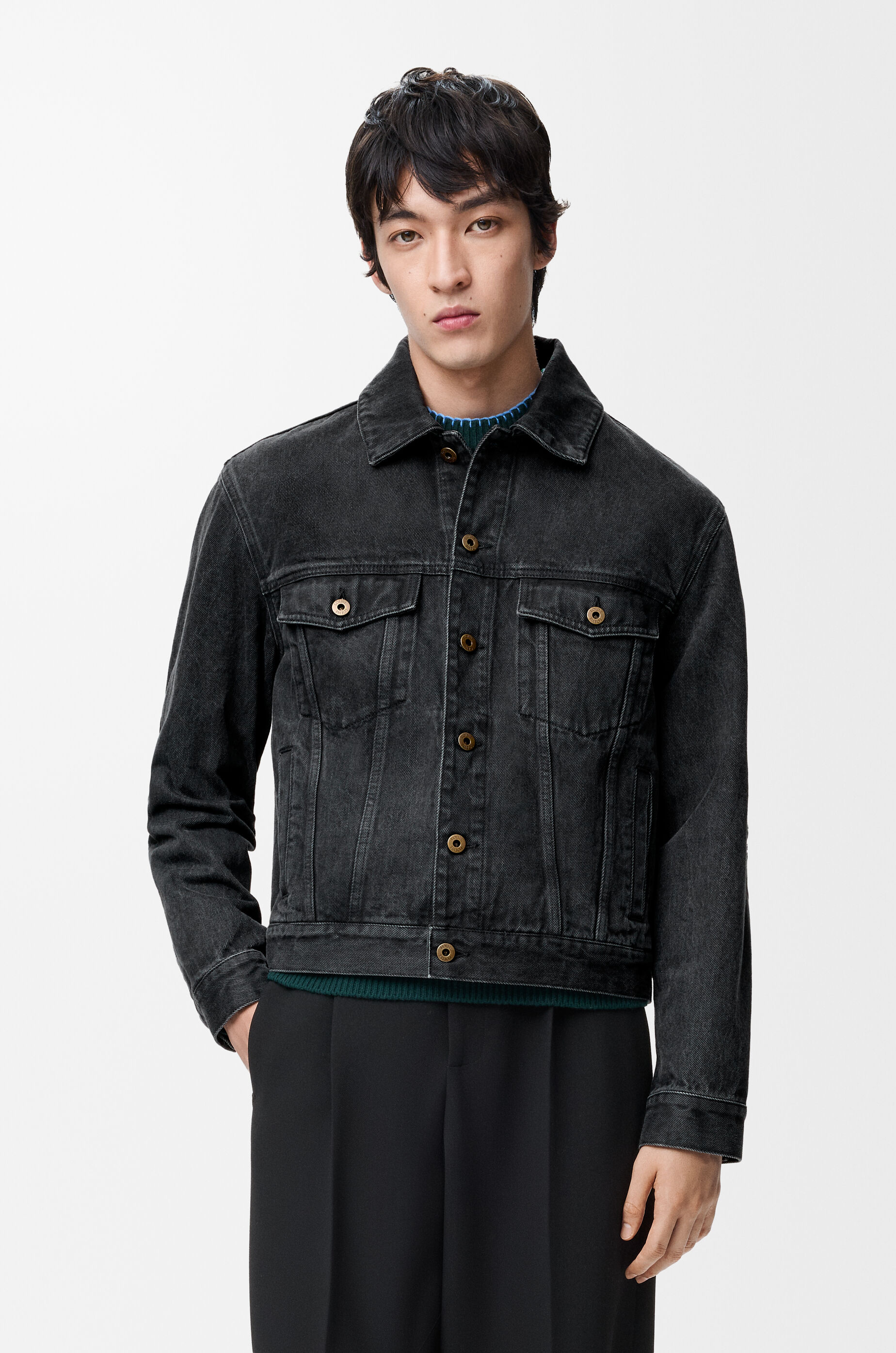 アナグラム ジャケット（デニム） ブラック - LOEWE