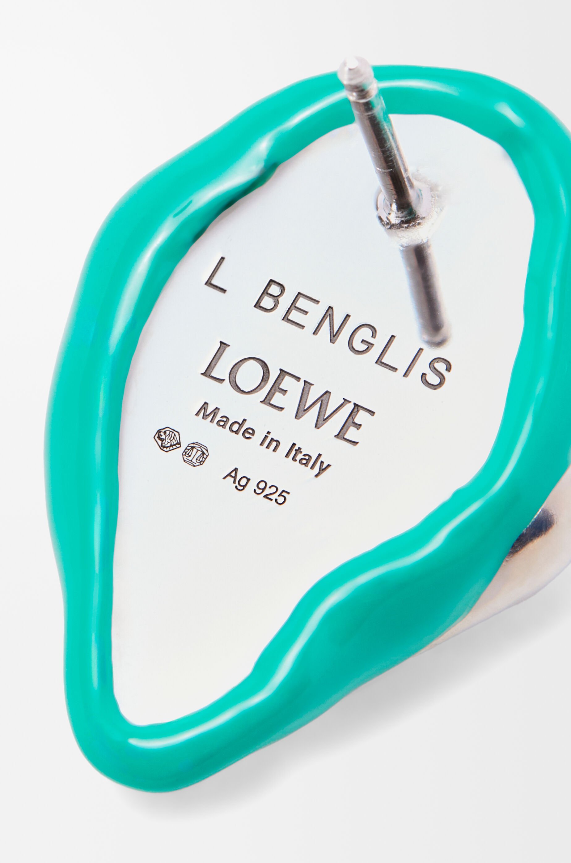 【直営店買付】LOEWE x Lynda Benglis フォームドリップ ピアス フォームドリップ ピアス（スターリングシルバー＆エナメル