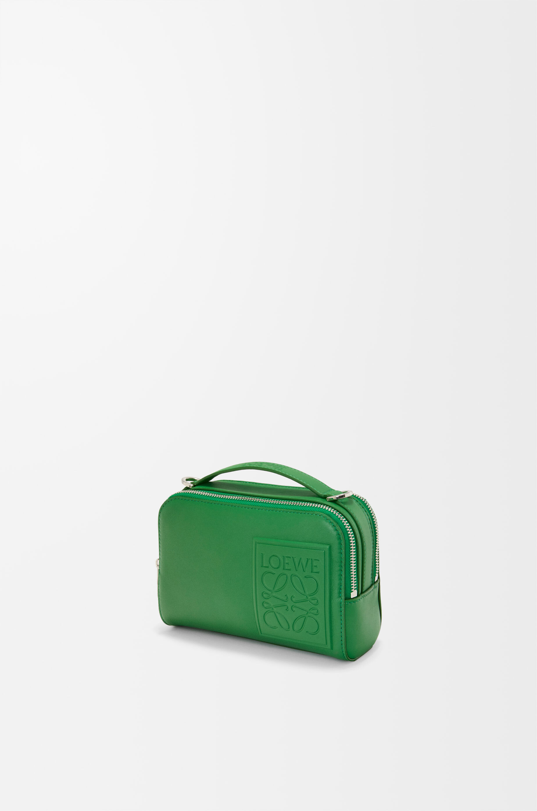 【使い勝手の良い】 クロスボディ カメラバッグ LOEWE - グリーン ミニ（サテンカーフ） バッグ