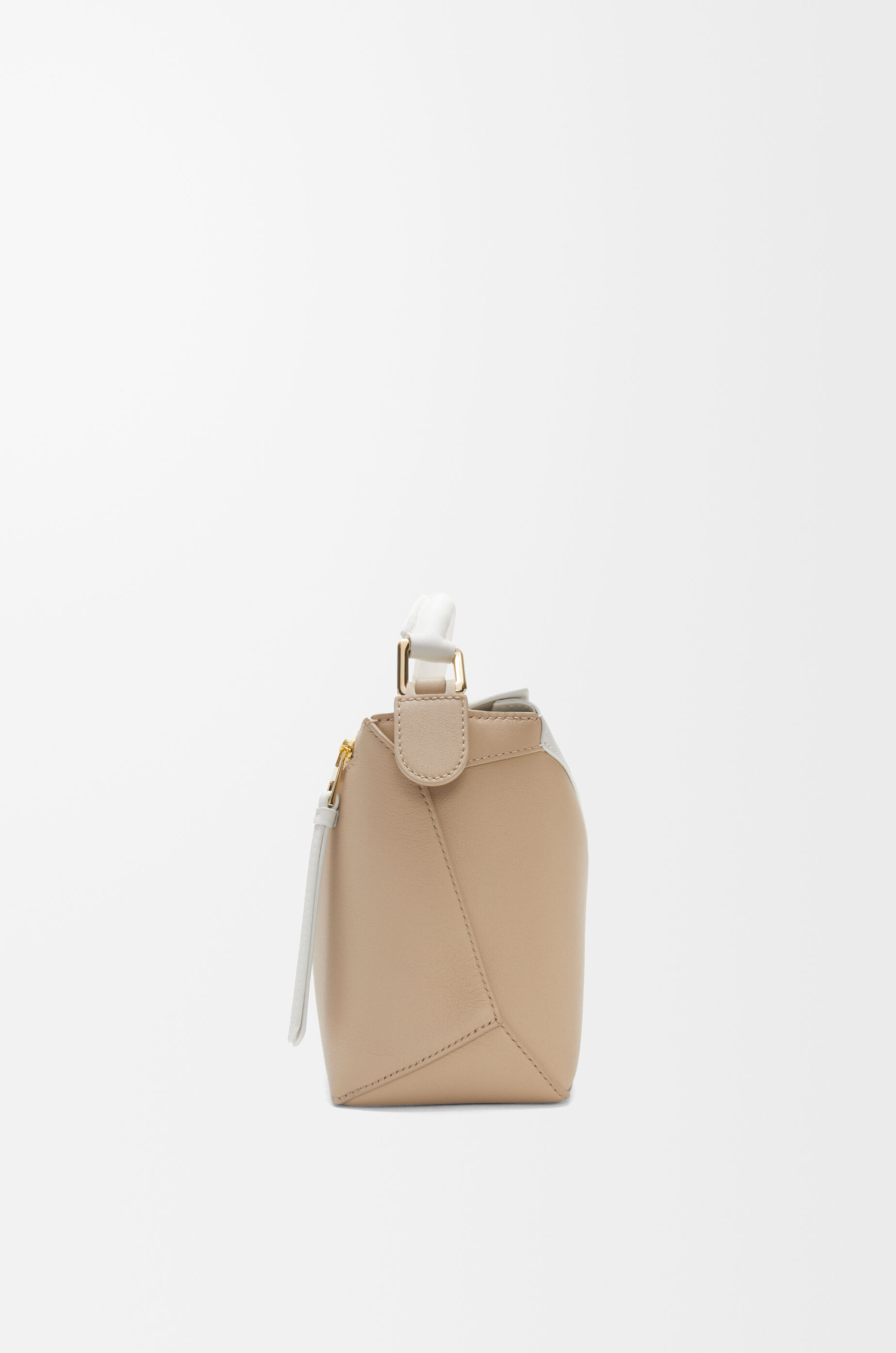 Small Puzzle bag in classic calfskin White - LOEWE
