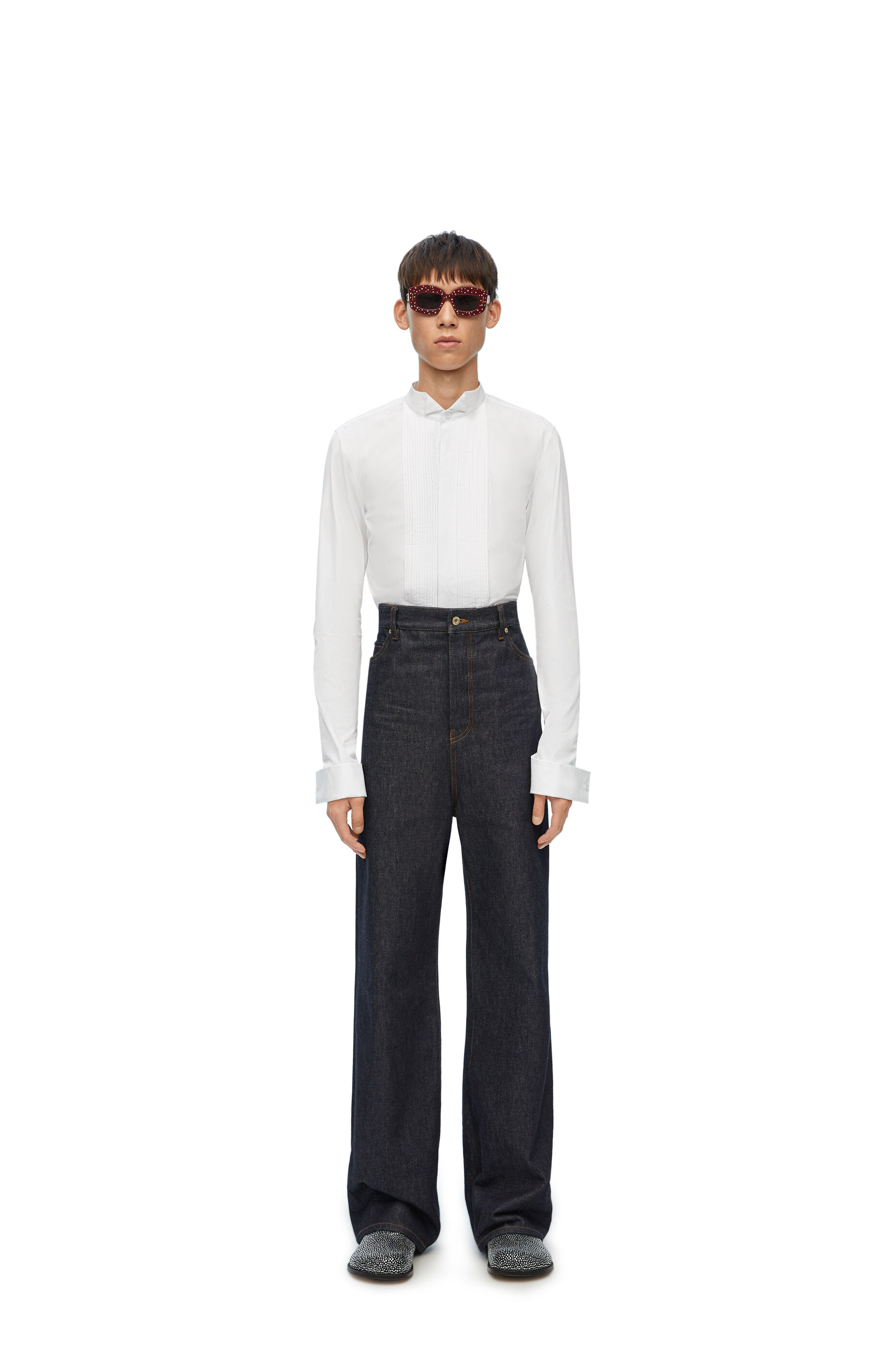 Camicia plissettata on sale