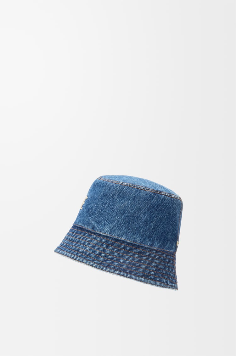 LOEWE LOEWE bucket hat in denim Denim Blue