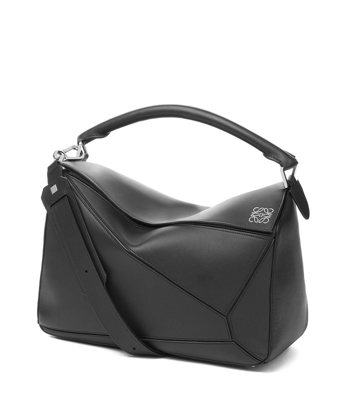 Puzzle Large Bag Black - LOEWE