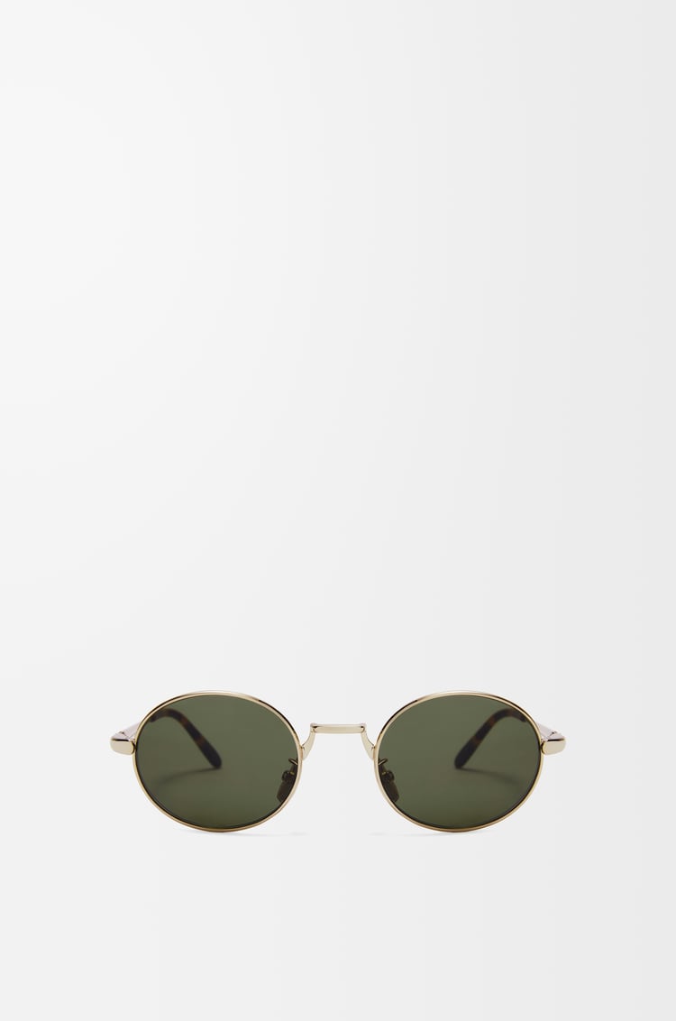 LOEWE Groove Oval sunglasses Green
