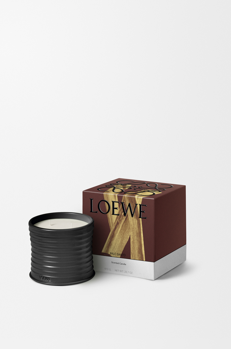 LOEWE パロサント キャンドル ミディアム ブラック