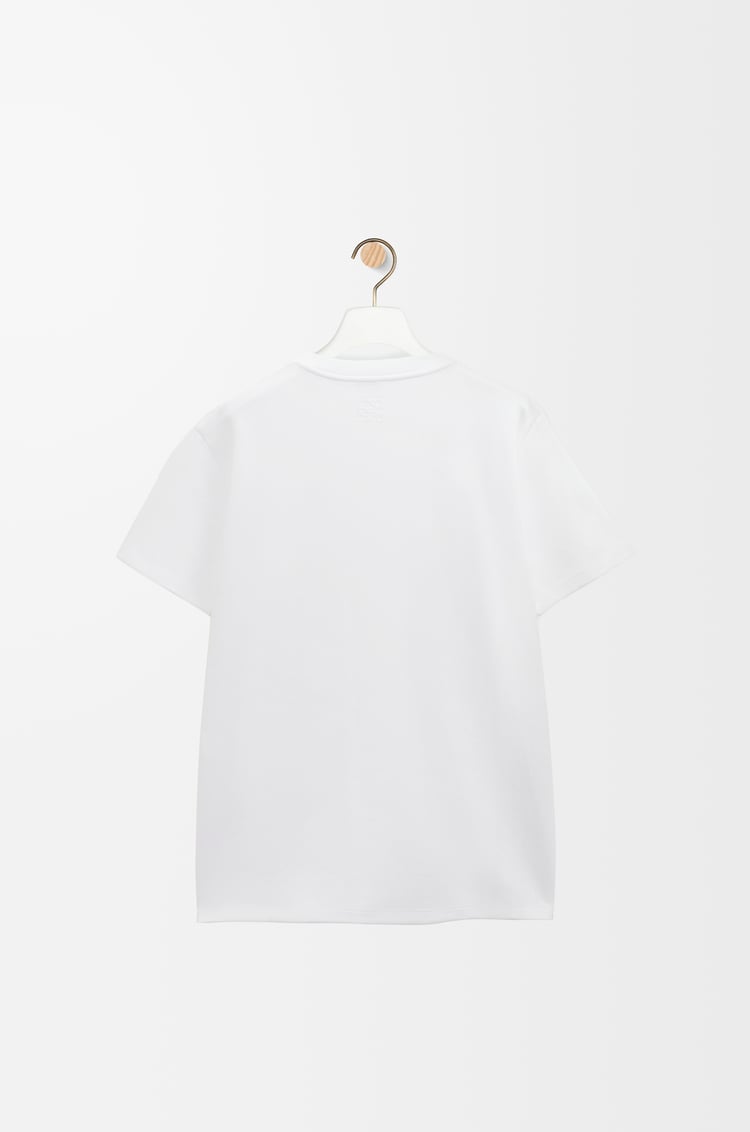 LOEWE Camiseta de corte holgado en algodón Blanco