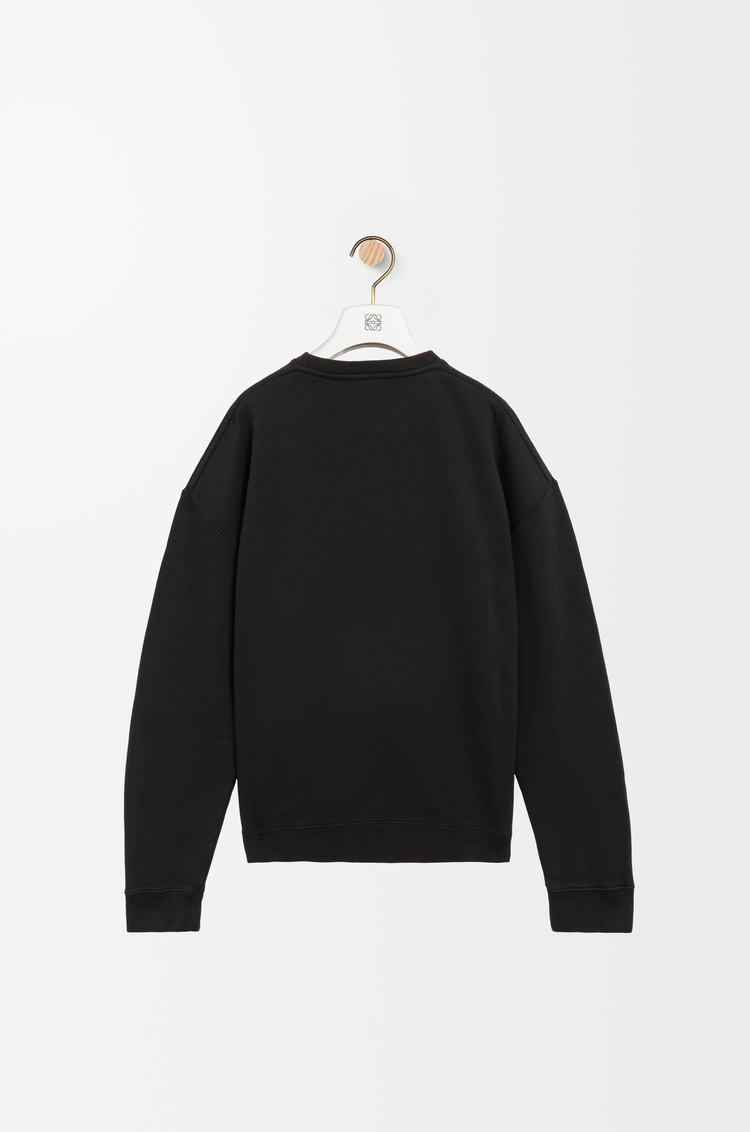 LOEWE Sudadera Anagram en algodón Negro