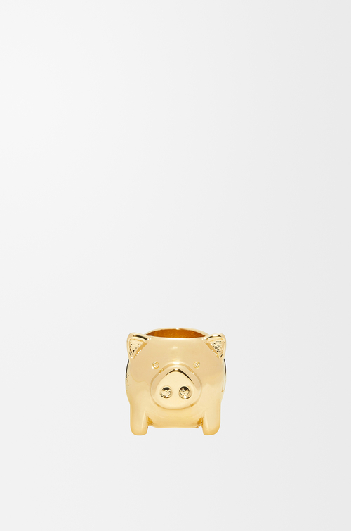 LOEWE Small animal dice in metal Gold