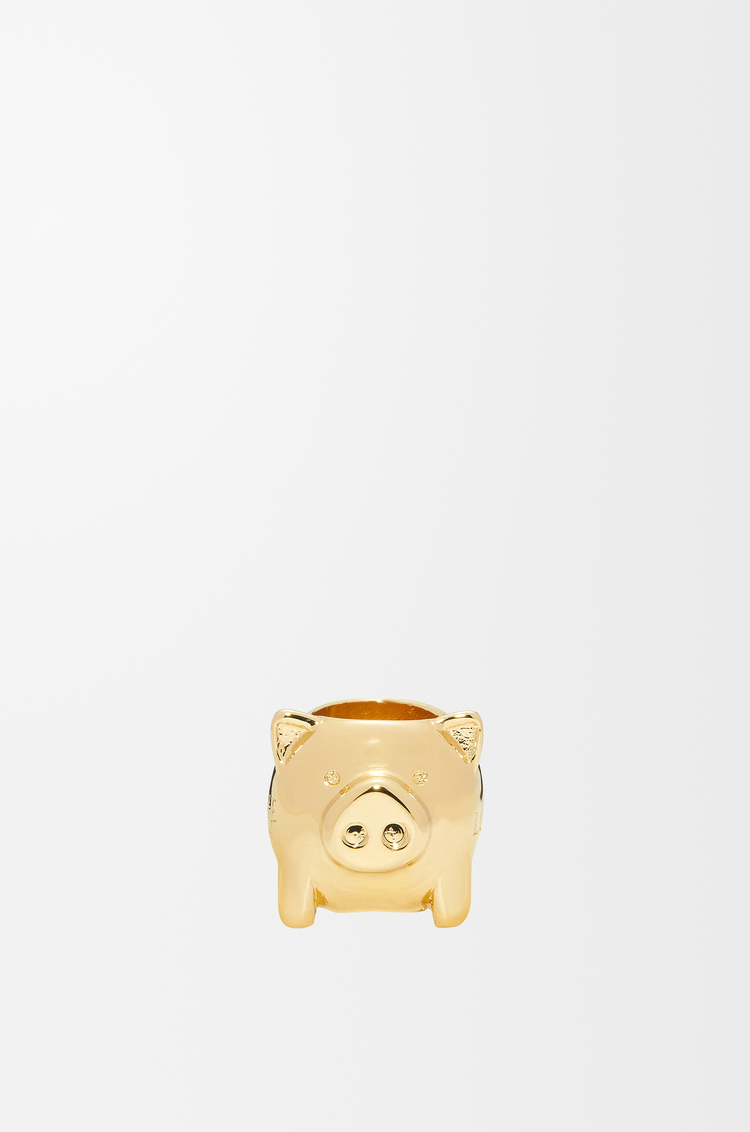 LOEWE Small animal dice in metal Gold