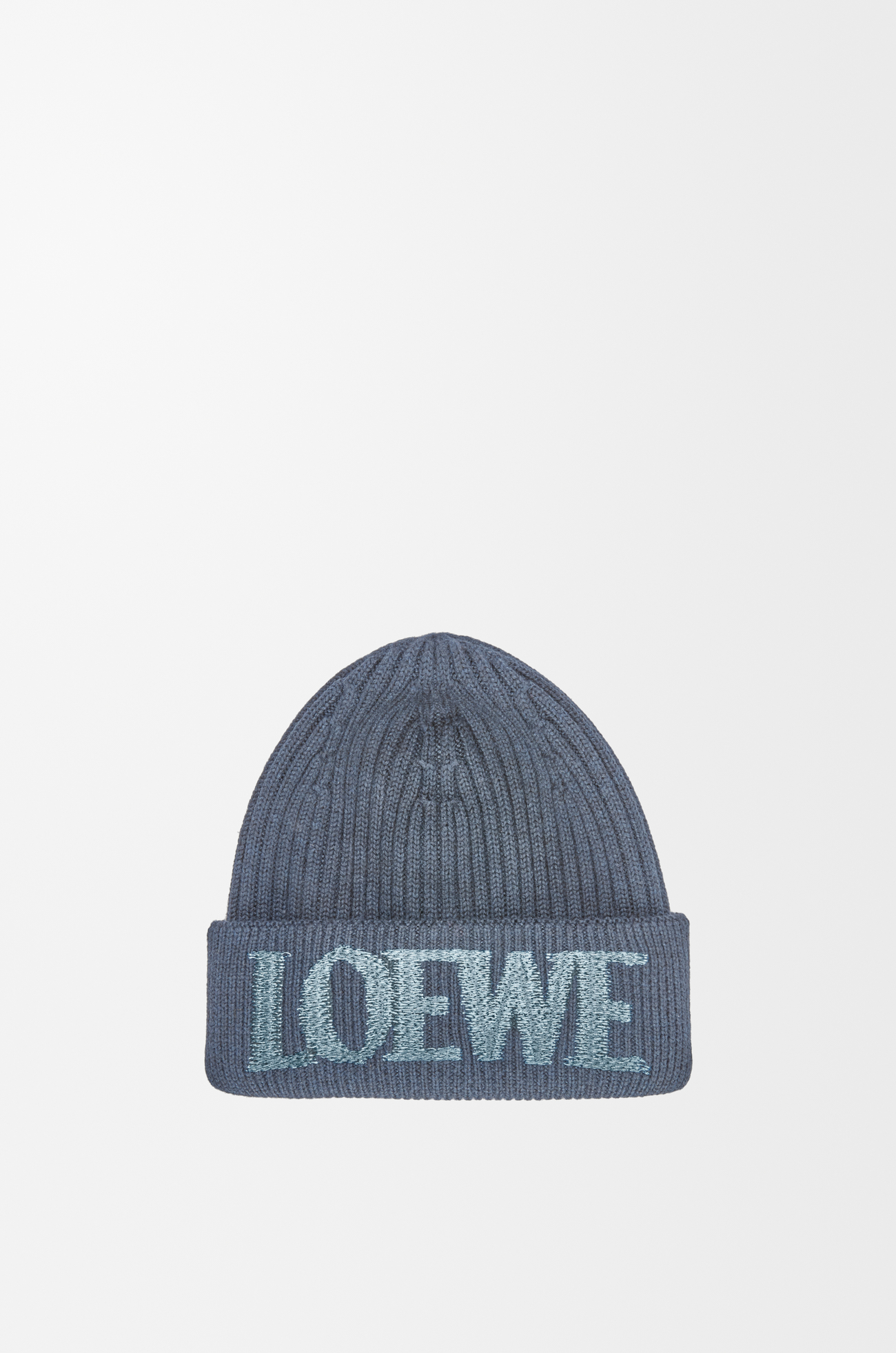 LOEWE LOEWE beanie in wool Grey Blue